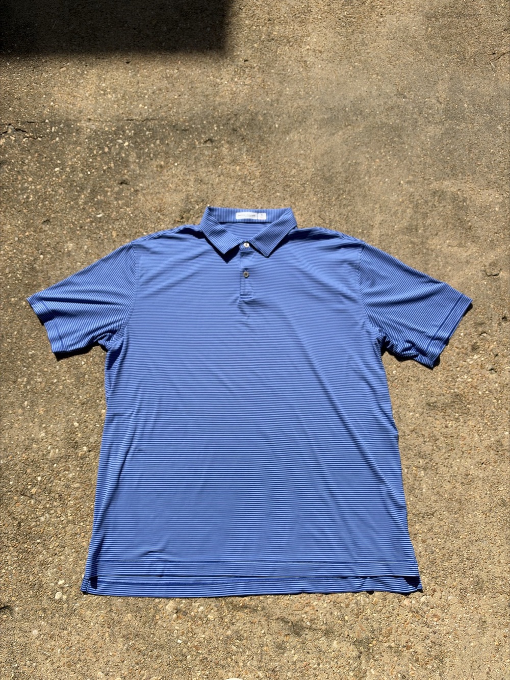 Peter Millar Featherweight UPF 50+ Performance Polo Blue & White XL